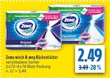 wisch & weg Küchentücher Original Angebote von Zewa bei diska Chemnitz für 2,49 €
