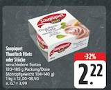 Aktuelles Thunfisch Filets oder Stücke Angebot bei EDEKA in Nürnberg ab 2,22 €