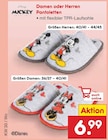 Damen Pantoletten im Netto Marken-Discount Prospekt Damen Pantoletten von Disney Mickey im aktuellen Netto Marken-Discount Prospekt für 6,99 €