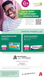 Apotheken Prospekt von mea - meine apotheke in Dargun Aktueller mea - meine apotheke Apotheken Prospekt für Dargun: Unsere Juni-Angebote mit 4} Seiten, 01.06.2026 - 30.06.2026