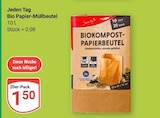 Bio Papier-Müllbeutel im Angebot bei GLOBUS in Hof Bio Papier-Müllbeutel Angebote von Jeden Tag bei GLOBUS Hof für 1,50 €
