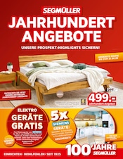 Bett Angebot im Segmüller Prospekt, gültig von 07.06.2025 bis 21.06.2025 Bett Angebot im aktuellen Segmüller Prospekt auf Seite 1