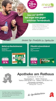 mea - meine apotheke Prospekt Unsere September-Angebote mit 4 Seiten