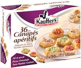 36 canapés apéritifs surgelés - Kauffer's - Intermarché Contact à Andrézieux-Bouthéon 36 canapés apéritifs surgelés - Kauffer's en promo chez Intermarché Contact Andrézieux-Bouthéon à 4,34 €