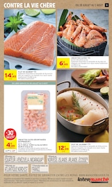 Promos Saumon dans le catalogue "-50% DE REMISE IMMÉDIATE SUR LE 2ÈME" de Intermarché Super Saumon en promo dans le catalogue Intermarché Super à la page 9