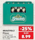 Pilsner im Angebot bei Kaufland in Frankenberg Pilsner Angebote von Braustolz bei Kaufland Frankenberg für 8,99 €