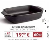 Backformen im EDEKA Prospekt Große Backform im aktuellen EDEKA Prospekt für 19,99 €