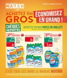 Catalogue Supermarchés Match à Nancy, avec 12 pages Prospectus Supermarchés Match à Nancy, "Achetez en gros : économisez en grand !", 12 pages, 17/05/2022 - 29/05/2022