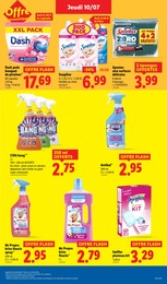 Prix et réduction Dash dans le prospectus Lidl en cours Offre Dash dans le catalogue Lidl du moment à la page 25