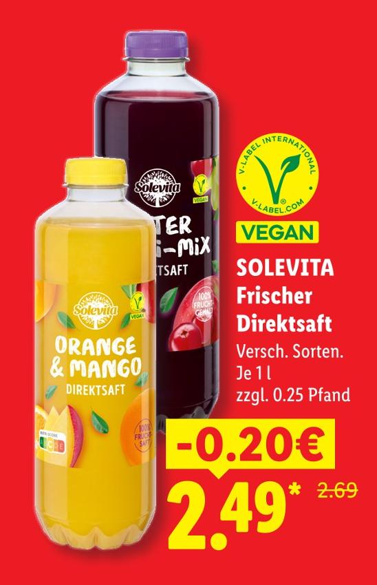 Frischer Direktsaft
