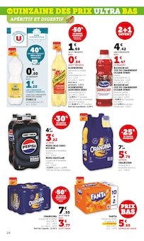 Promotion Desperados dans le prospectus Hyper U, valable du 26/08/2025 au 07/09/2025 Promo Desperados dans le catalogue Hyper U du moment à la page 24