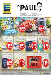 EDEKA Prospekt für Geseke mit 24 Seiten EDEKA Prospekt für Geseke: "Aktuelle Angebote", 24 Seiten, 22.09.2025 - 27.09.2025