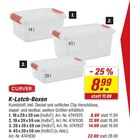 K-Latch-Boxen Angebote von Curver bei toom Baumarkt Marl für 8,99 €