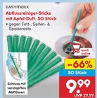 Abflussreiniger-Sticks mit Apfel-Duft im Angebot bei Netto Marken-Discount in Potsdam Abflussreiniger-Sticks mit Apfel-Duft Angebote von EASYmaxx bei Netto Marken-Discount Potsdam für 9,99 €