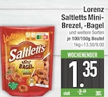 Saltletts Mini-Brezel, -Bagel im EDEKA Prospekt Saltletts Mini-Brezel, -Bagel von Lorenz im aktuellen EDEKA Prospekt für 1,35 €