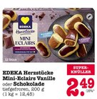 Mini-Eclairs Vanille oder Schokolade bei E center im Bühlertal Prospekt für 2,49 €