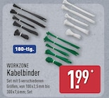 Kabelbinder im Angebot bei ALDI Nord in Norderstedt Kabelbinder Angebote von WORKZONE bei ALDI Nord Norderstedt für 1,99 €