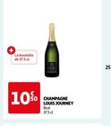 CHAMPAGNE - LOUIS JOURNEY en promo chez Auchan Supermarché Montreuil à 10,50 €