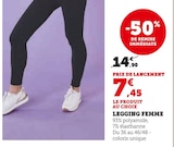 Legging femme en promo chez Super U Troyes à 7,45 €