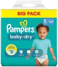 Baby Junior Pants Big Pack oder Baby Dry Windeln Big Pack von Pampers im aktuellen REWE Prospekt