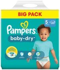 Baby Junior Pants Big Pack oder Baby Dry Windeln Big Pack von Pampers für 17,99 € bei REWE im Angebot Baby Junior Pants Big Pack oder Baby Dry Windeln Big Pack von Pampers im aktuellen REWE Prospekt