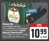 Bier im Angebot bei E center in Würzburg Bier Angebote von Bitburger bei E center Würzburg für 10,99 €