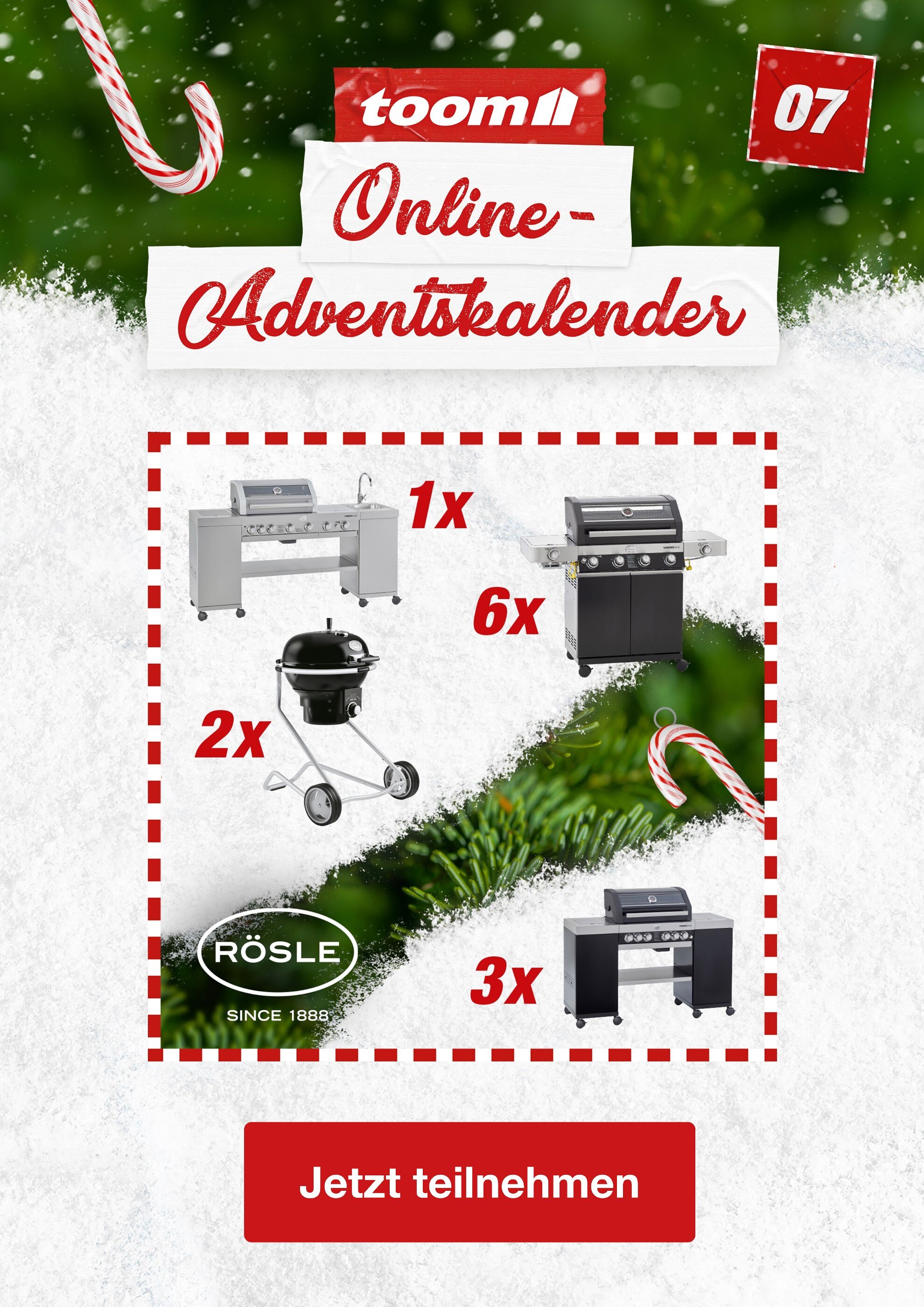 toom Baumarkt Prospekt für Vierlinden mit 1 Seite toom Baumarkt Prospekt für Vierlinden: "Online-Adventskalender", 1 Seite, 07.12.2021 - 07.12.2021
