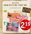 Aktuelles CREAM BITES/CAKE-COOKIE BAR Angebot bei Erdkorn Biomarkt in Hannover ab 2,19 €