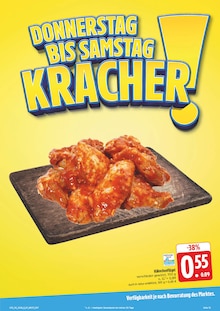 Hähnchen im aktuellen E center Prospekt (Nürnberg) Hähnchen im E center Prospekt "Wir lieben Lebensmittel!" mit 38 Seiten (Nürnberg)