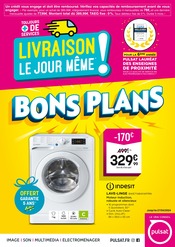 Promos Lave-Linge dans le catalogue "BONS PLANS" de Pulsat à la page 1