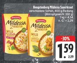 Aktuelle Sauerkraut Angebote bei EDEKA in Erlangen Aktuelles Mildessa 2 Minuten Mild feuriges Sauerkraut mit Speck Angebot bei EDEKA in Erlangen ab 1,59 €