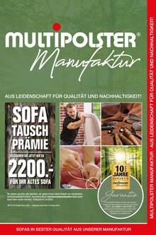 Multipolster Prospekt "Multipolster Manufaktur" mit 4 Seiten