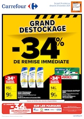 Ariel Angebote im Prospekt "GRAND DESTOCKAGE" von Carrefour auf Seite 1