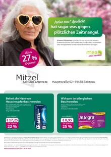 mea - meine apotheke Prospekt Unsere April-Angebote mit  Seiten in Viernheim und Umgebung