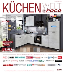 Küchenblock im POCO Prospekt "KÜCHENWELT @POCO" auf Seite 1