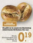 Aktuelles ofenfrische Brötchen Angebot bei E center in Heidelberg ab 0,19 €