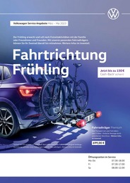 Volkswagen Prospekt "Fahrtrichtung Frühling" für Hille, 1 Seite, 01.03.2023 - 31.05.2023