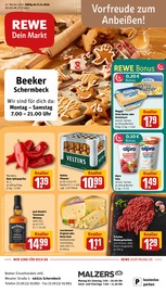 Aktueller REWE Supermarkt Prospekt in Schermbeck und Umgebung, "Dein Markt" mit 28 Seiten, 17.11.2025 - 22.11.2025