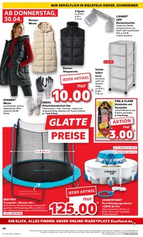 Trampolin im Kaufland Prospekt "Aktuelle Angebote" mit 62 Seiten (Bielefeld)