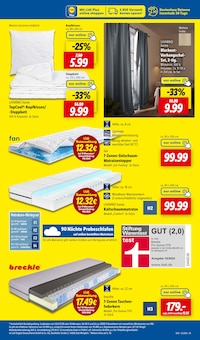Matratze im Lidl Prospekt "LIDL LOHNT SICH" mit 62 Seiten (Oldenburg)
