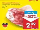 Aktuelles Hintereisbein / Hinterhaxe Angebot bei Netto Marken-Discount in Erfurt ab 2,99 €