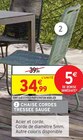Chaise cordes tressée sauge - Intermarché à Chalon-sur-Saône Chaise cordes tressée sauge en promo chez Intermarché Chalon-sur-Saône à 34,99 €