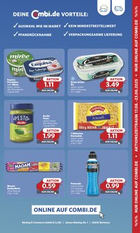 Eis im combi Prospekt "Markt - Angebote" mit 36 Seiten (Paderborn)