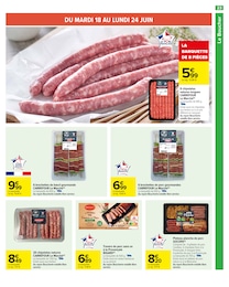 Offre Saucisse dans le catalogue Carrefour du moment à la page 25