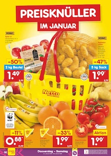 Äpfel im Netto Marken-Discount Prospekt "Aktuelle Angebote" mit 62 Seiten (Bremerhaven)