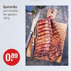Spareribs im Angebot bei V-Markt in Memmingen Spareribs Angebote bei V-Markt Memmingen für 0,89 €