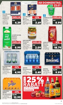 Bier im Kaufland Prospekt "Hier bin ich richtig" mit 56 Seiten (Frankfurt (Main))