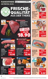 Aktueller Kaufland Prospekt mit Schweinefleisch, "Aktuelle Angebote", Seite 22