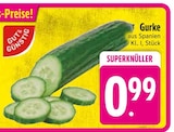 EDEKA Asbach-Bäumenheim - Gurke Angebot im Prospekt Gurke bei EDEKA im Asbach-Bäumenheim Prospekt für 0,99 €