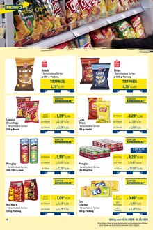Chips im aktuellen METRO Prospekt (Mainz) Chips im METRO Prospekt "Wochenangebote Händler + Monats-Mix" mit 28 Seiten (Mainz)